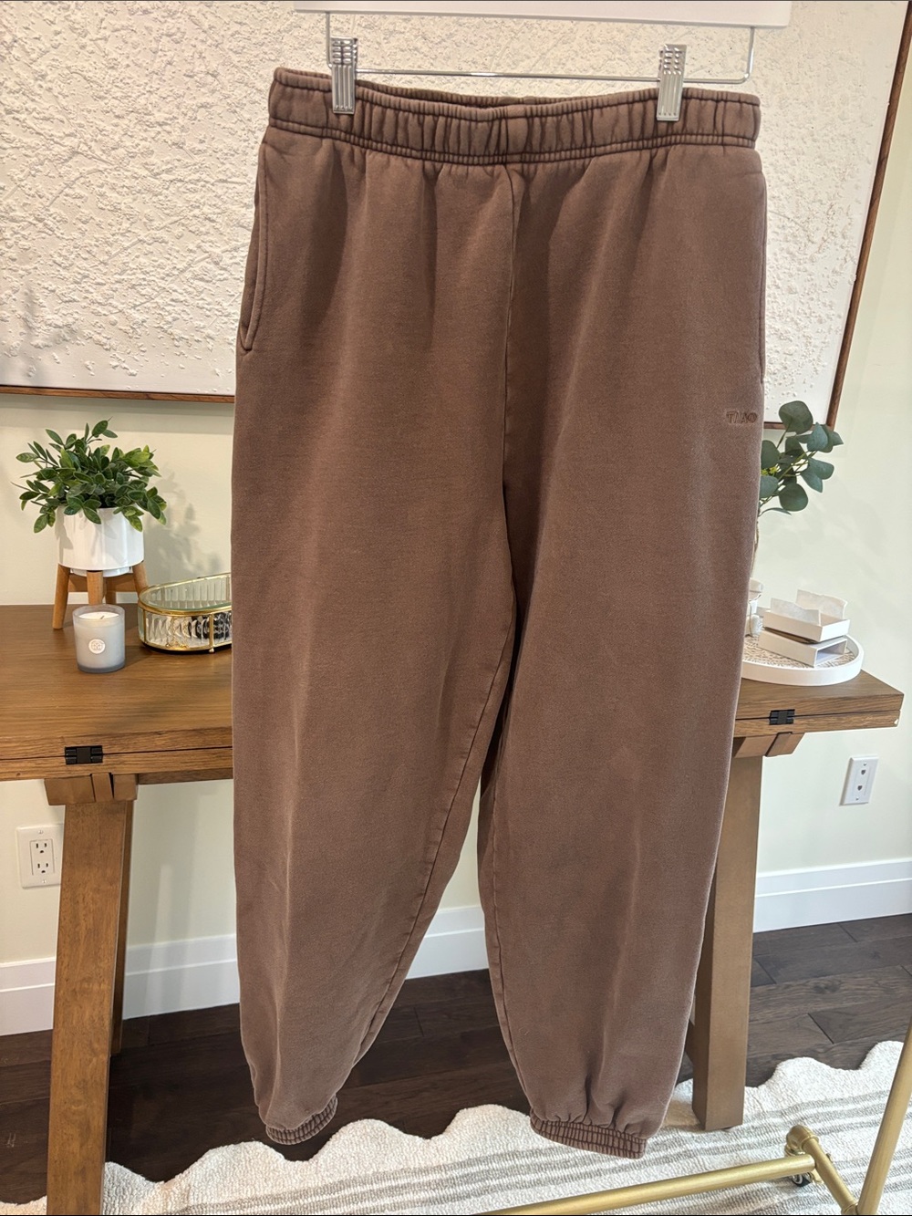 TNA Men's Brown Jogger Sweatpants
